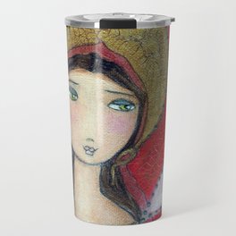 Angel Girl II by Flor Larios Travel Mug