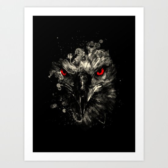 Eagle stare Art Print