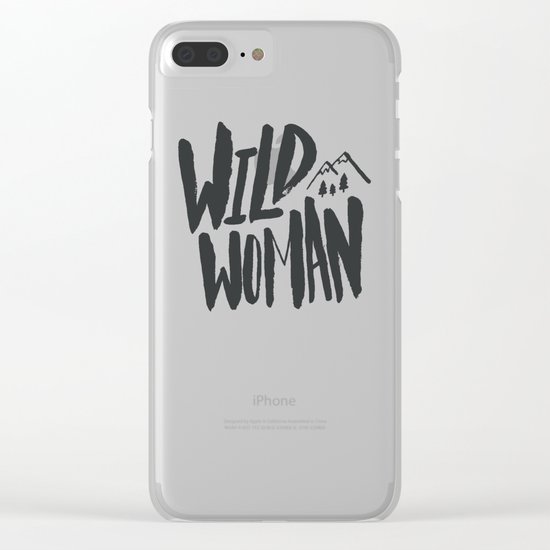 Wild Woman Clear iPhone Case