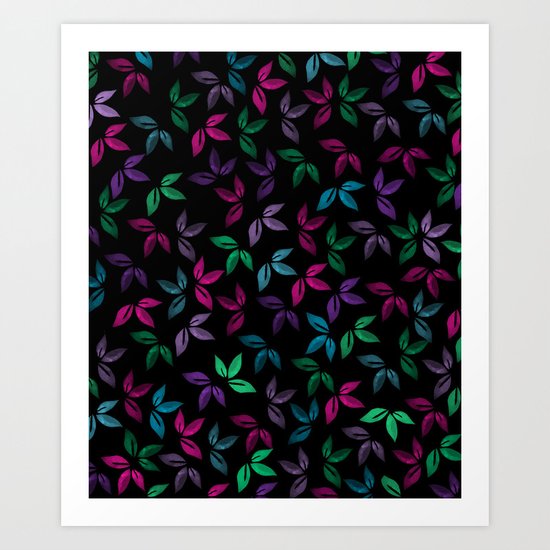 Flower Pattern X Art Print