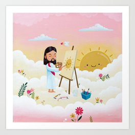 Our Father Who Art in Heaven Art Print