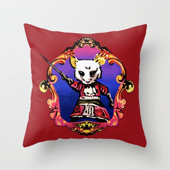 Mallymkun Emblem Throw Pillow