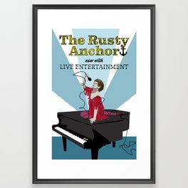 The Rusty Anchor Framed Art Print