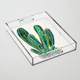 Cactus Cluster – Emerald Acrylic Tray