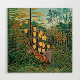 Tropical Exotic, Rousseau, Artprints Wood Wall Art