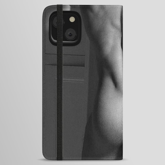 hot sexy man with sexy manly ass, male nude model, erotic male nude, male nude iPhone Wallet Case