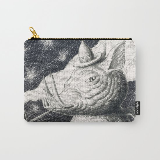 Pig Pipe Skull Carry-All Pouch