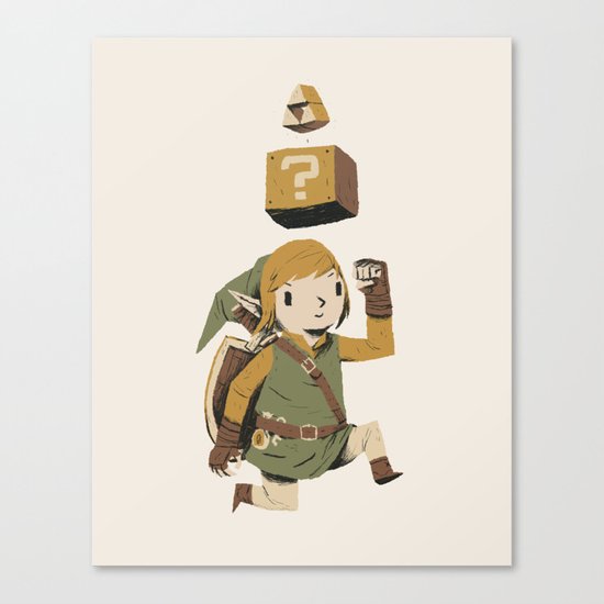 triforce power up Canvas Print