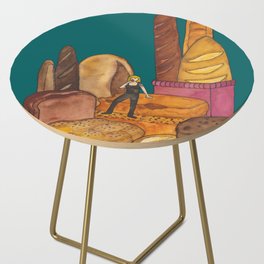 I Love Bread Side Table