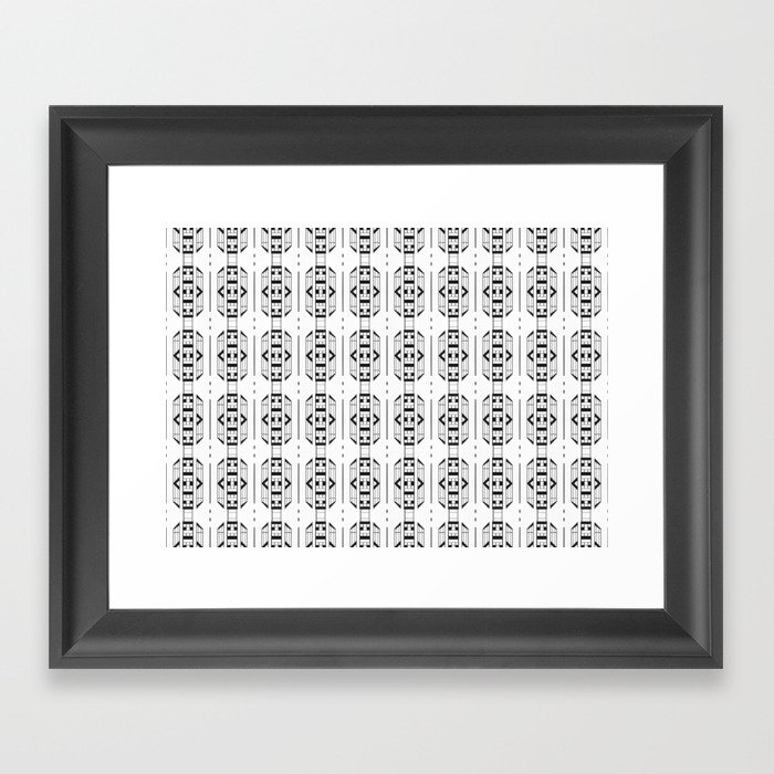Shades of Grey 8 Framed Art Print
