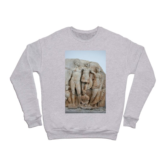 Augustus and Victory Sebastion Relief Classical Art Crewneck Sweatshirt