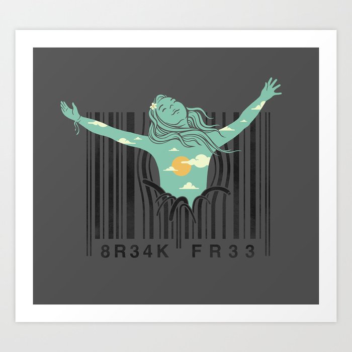 Break Free Art Print