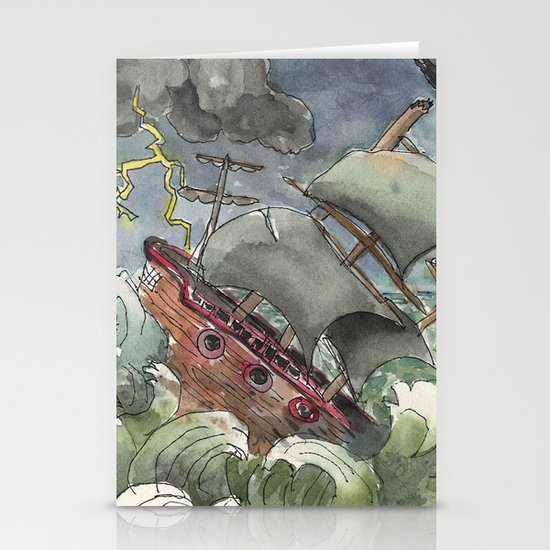 Dark And Stormy Night Stationery Cards By Doraldina Society6