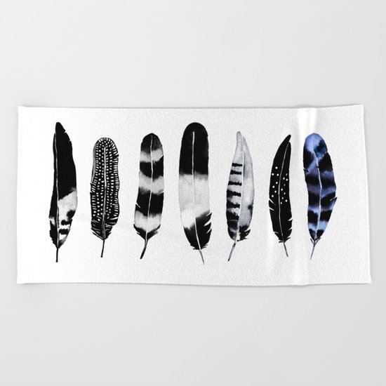 Feather Tribe Beach Towel