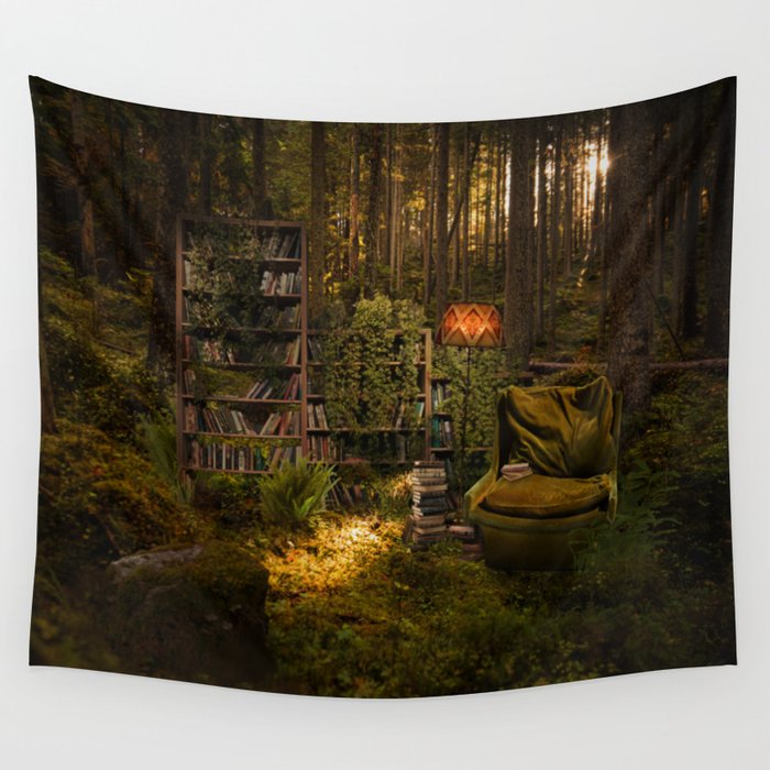 Living Library Wall Tapestry