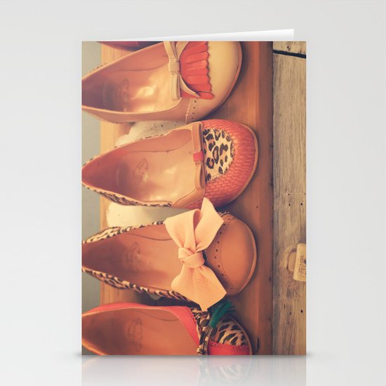 Vintage Shoes and Heels Stationery Cards