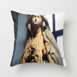 mother mary Throw Pillow