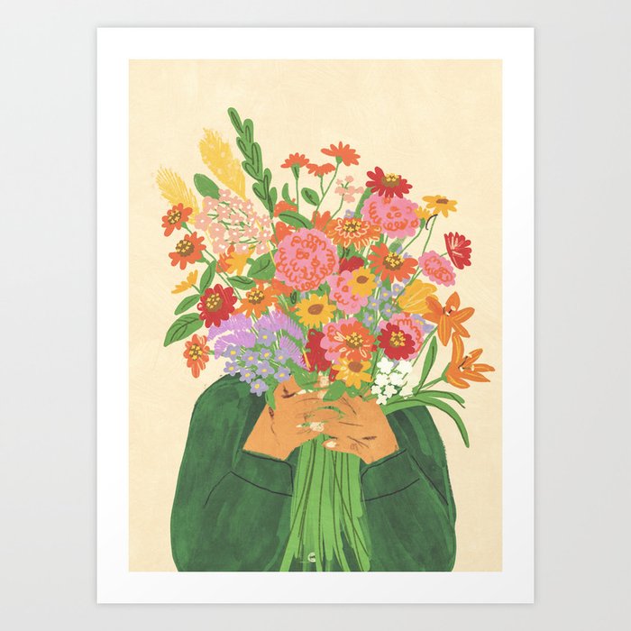 Favourite flowers Art Print
