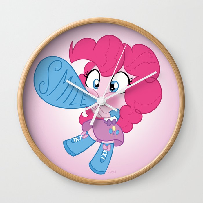 Cute Equestria Girls - Pinkie Pie Wall Clock