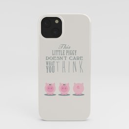 This little piggy iPhone Case