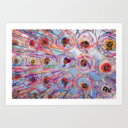 Carnaval in Santo Domingo, dominican republic Art Print