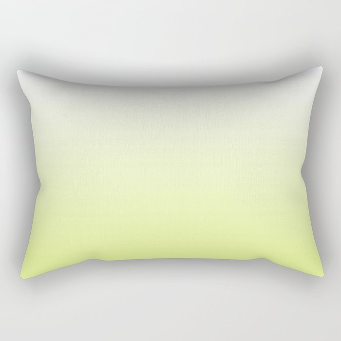 OMBRE LIME GREEN COLOR Rectangular Pillow