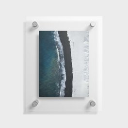 Cold Beach Floating Acrylic Print