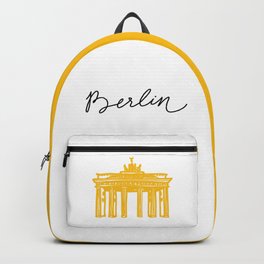 Brandenburg Gate - Berlin, Germany Backpack | Traveltoeurope, Europe, Travel, Wanderlust, Berlindrawing, Berliner, Berlinwall, Minimalism, Trip, Seetheworld 