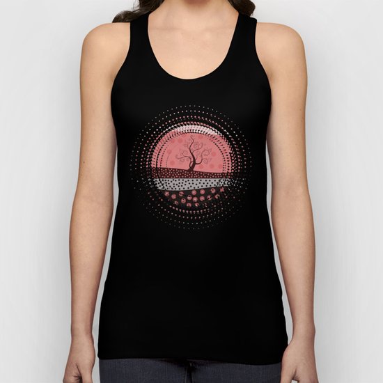 Marsala Landscape. Unisex Tank Top