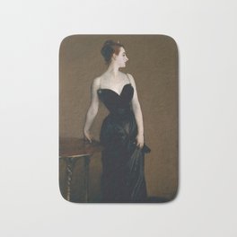 Madame X by John Singer Sargent Bath Mat | Vintage, Museum, Luxury, Rich, Woman, Retro, Black, Blackdress, Classic, Sexy 