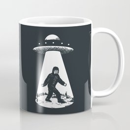 Bigfoot abducted by UFO Mug
