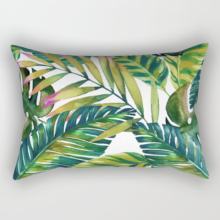 banana blue pillow