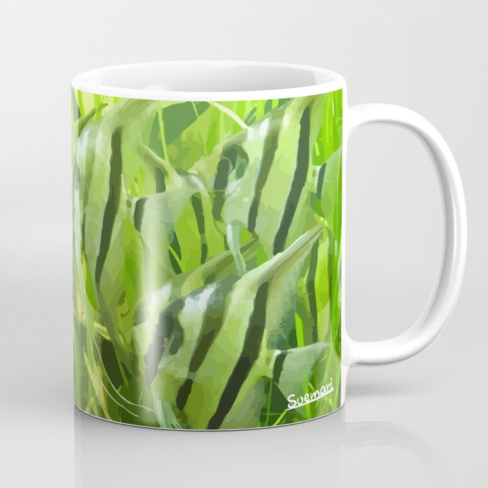 Green Fish Coffee Mug