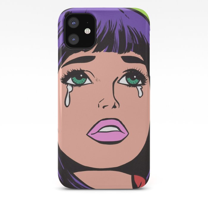Lilac Bangs Crying Girl iPhone 11 case Lilac Bangs Crying Girl iPhone 11 case