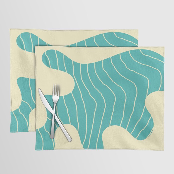 Abstract minimal line 1 Placemat