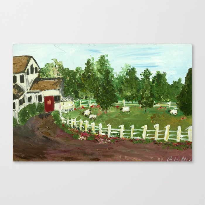 Ash Mill Farm Canvas Print