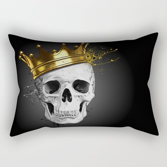 Royal Skull Rectangular Pillow