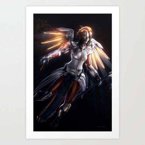 Mercy v2 Art Print