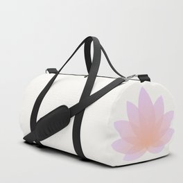 Lotus Flower Minimalism III Duffle Bag
