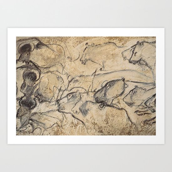Aurignacian Art Art Print