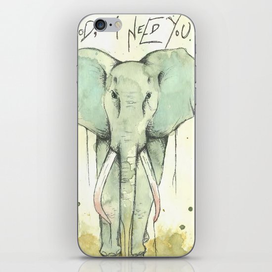 i need You iPhone & iPod Skin