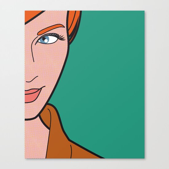 Pop Icon - Madmen 3 Canvas Print