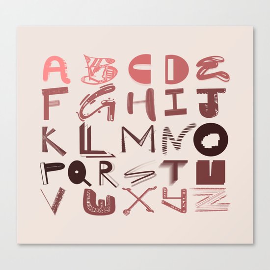 Alphabetize It (Wine) Canvas Print