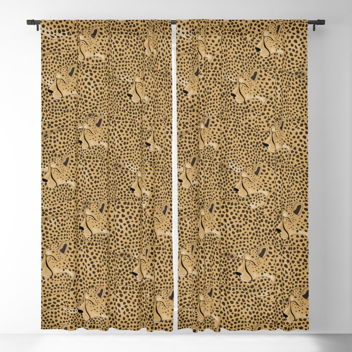 Cheetah Blackout Curtain