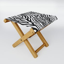 Animal print. Zebra/Tiger ornament. Seamless pattern. Folding Stool