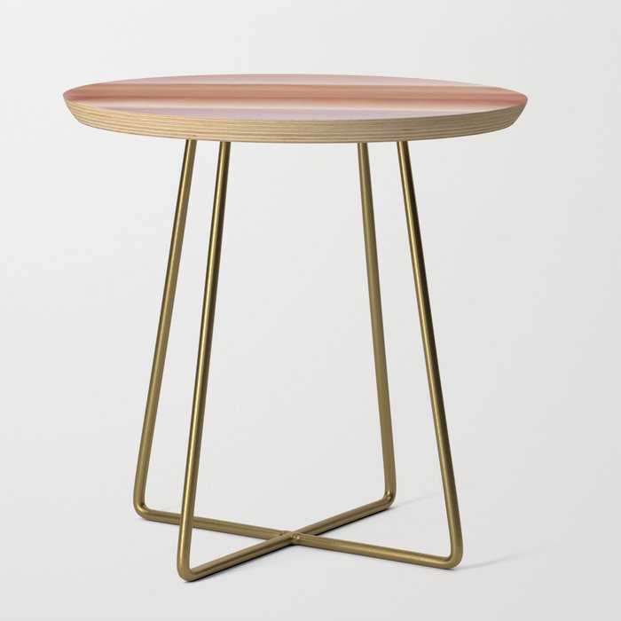 Subtle Layers Pink and Caramel Side Table