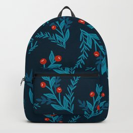 Blue Blue Christmas Backpack