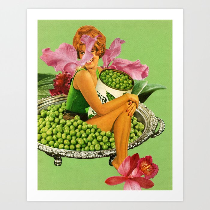 You Want a Peas of Me? Art Print
