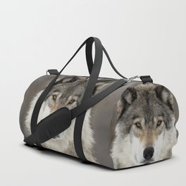 Winter Wolf Duffle Bag
