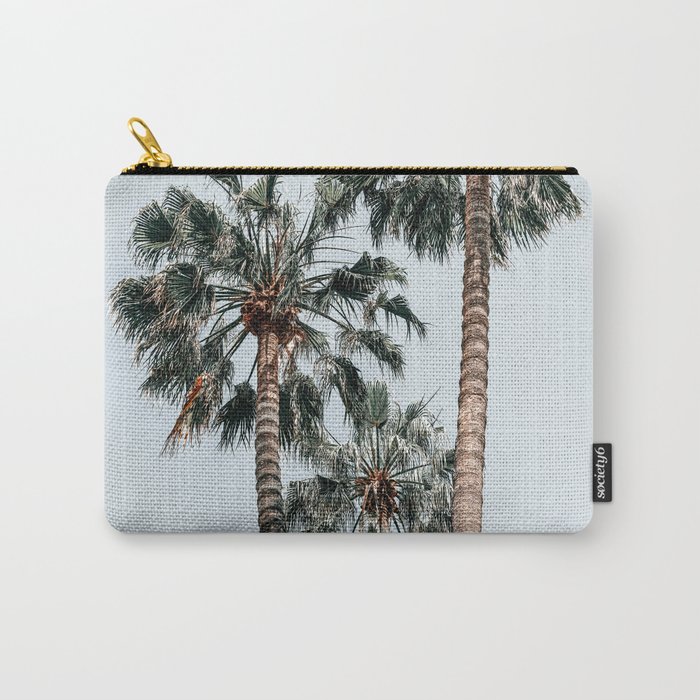 Palm Trees, Miami Summer Vibes, Minimalist Art Print, Minimal Pastel Colored Coconut Trees ...